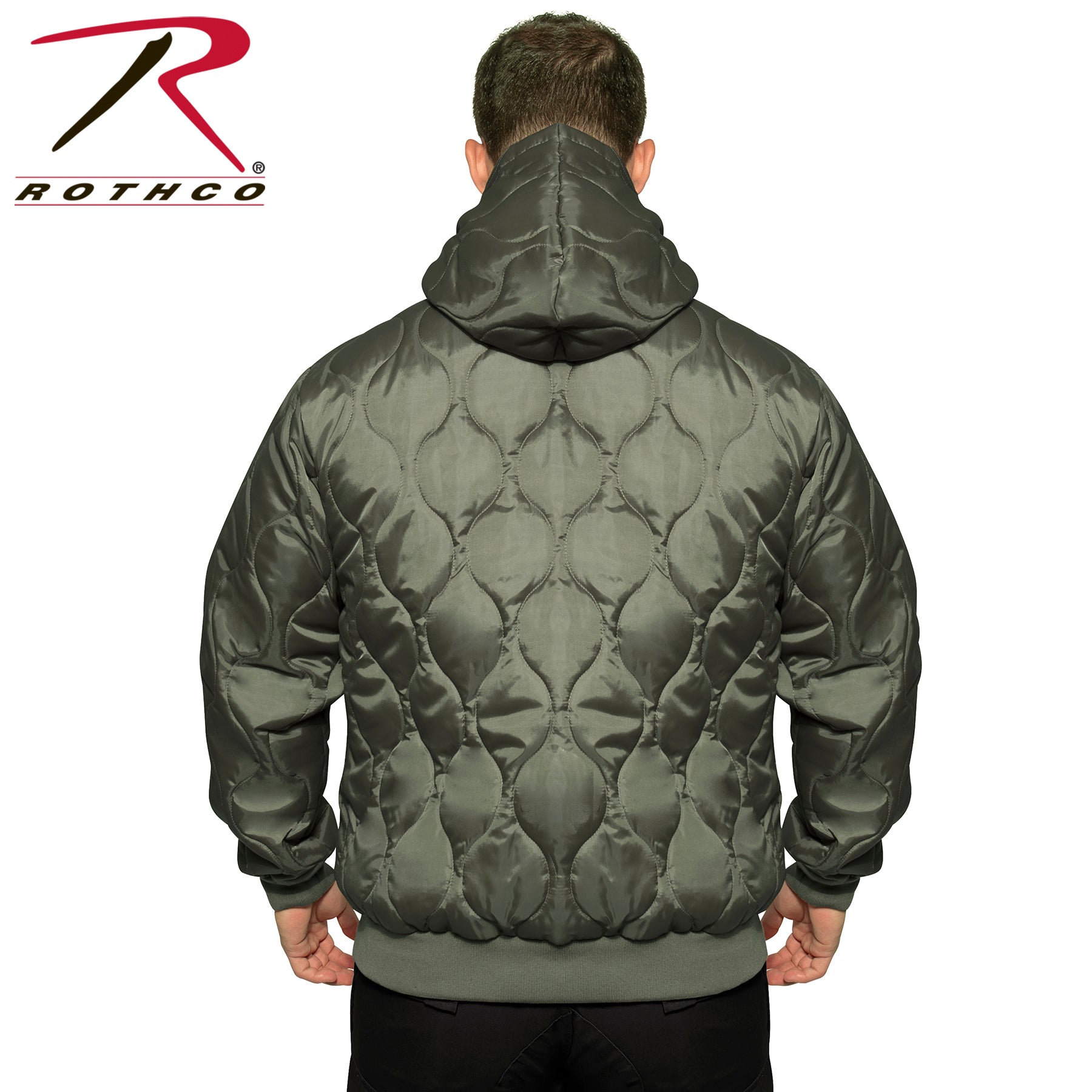 Rothco Quilted Woobie Hooded Sweatshirt LARSON TACTICAL SUPPLY