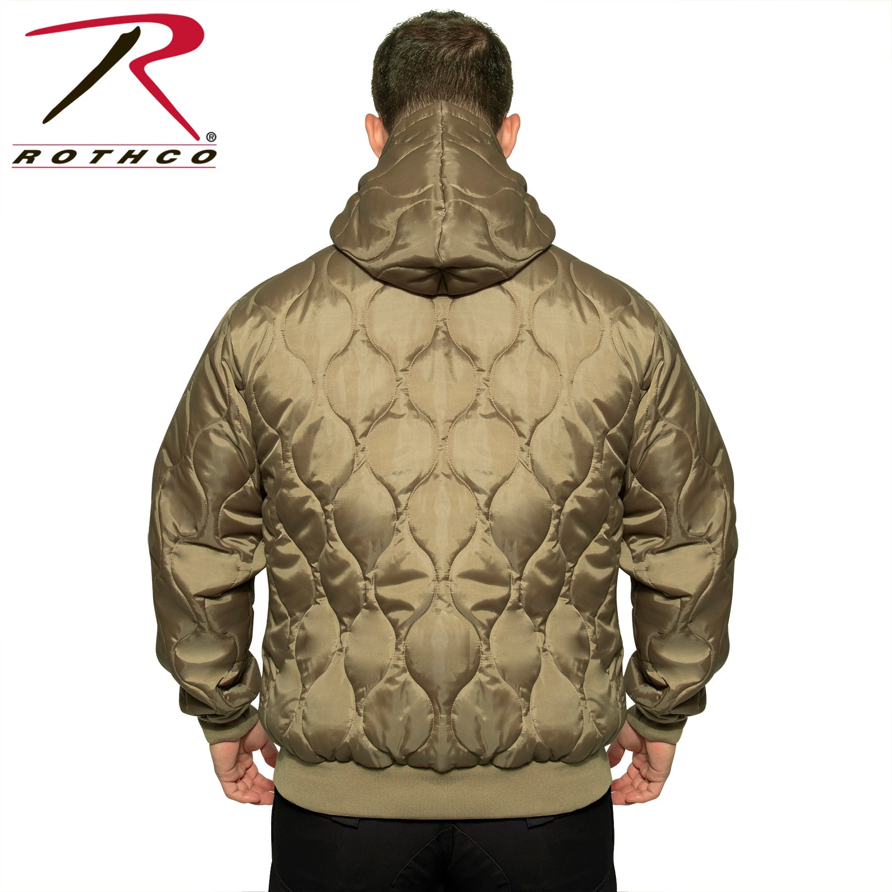 Rothco Quilted Woobie Hooded Sweatshirt LARSON TACTICAL SUPPLY