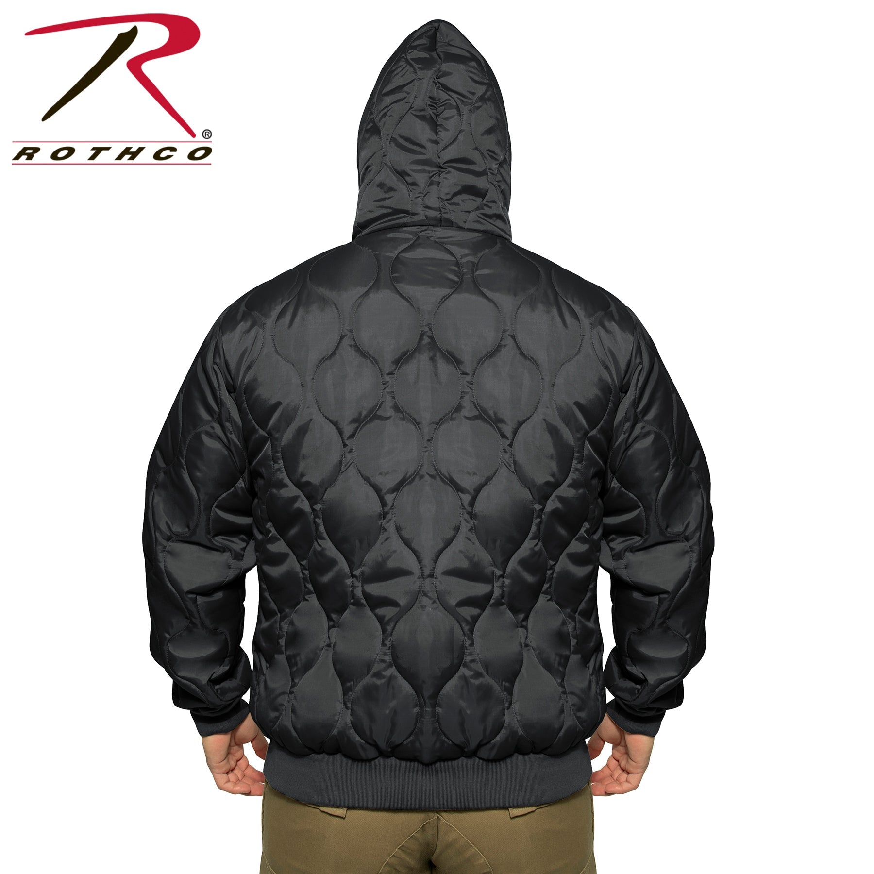 Rothco Quilted Woobie Hooded Sweatshirt LARSON TACTICAL SUPPLY