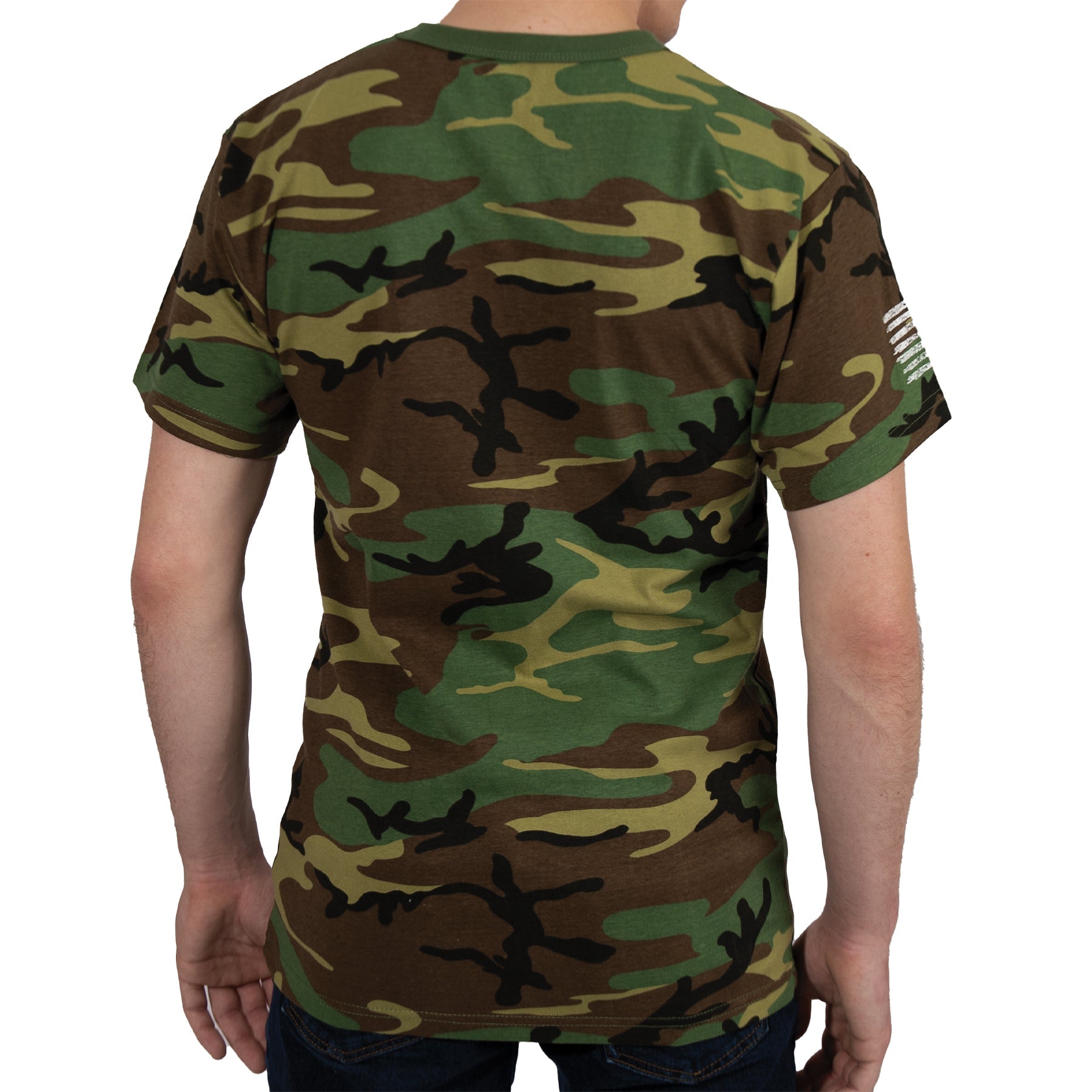 Rothco Camo US Flag T-Shirt LARSON TACTICAL SUPPLY
