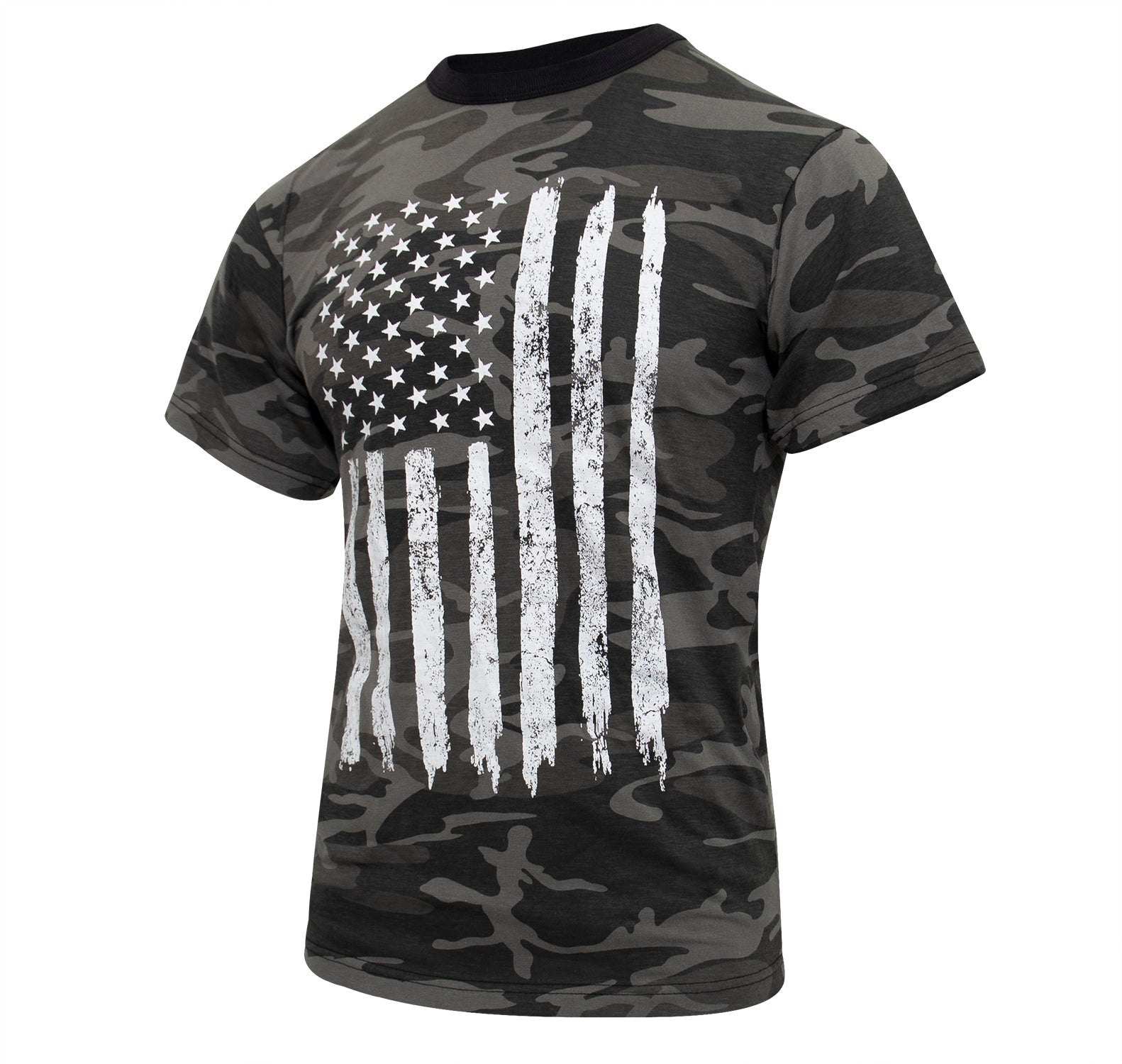 Rothco Camo US Flag T-Shirt LARSON TACTICAL SUPPLY