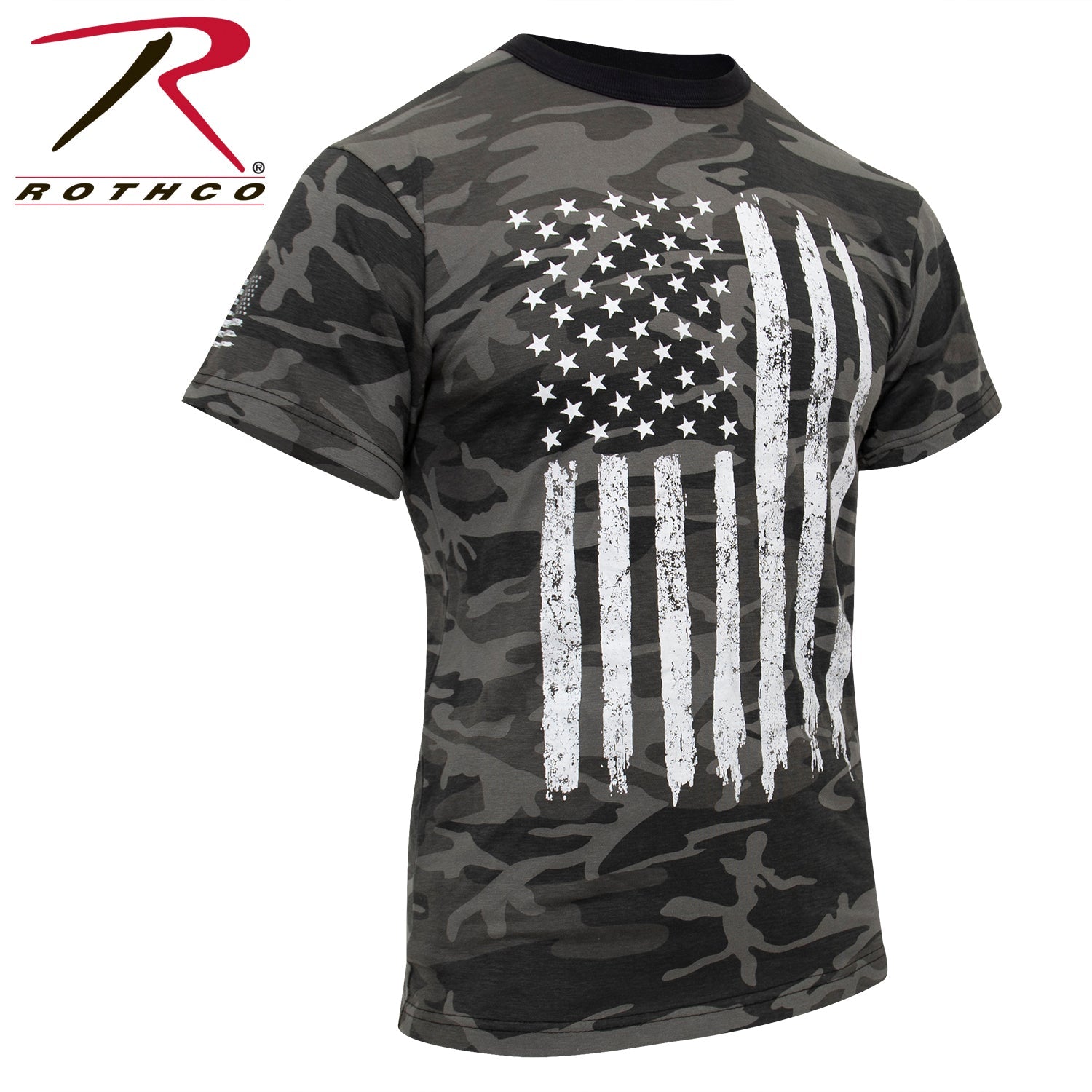 Rothco Camo US Flag T-Shirt LARSON TACTICAL SUPPLY