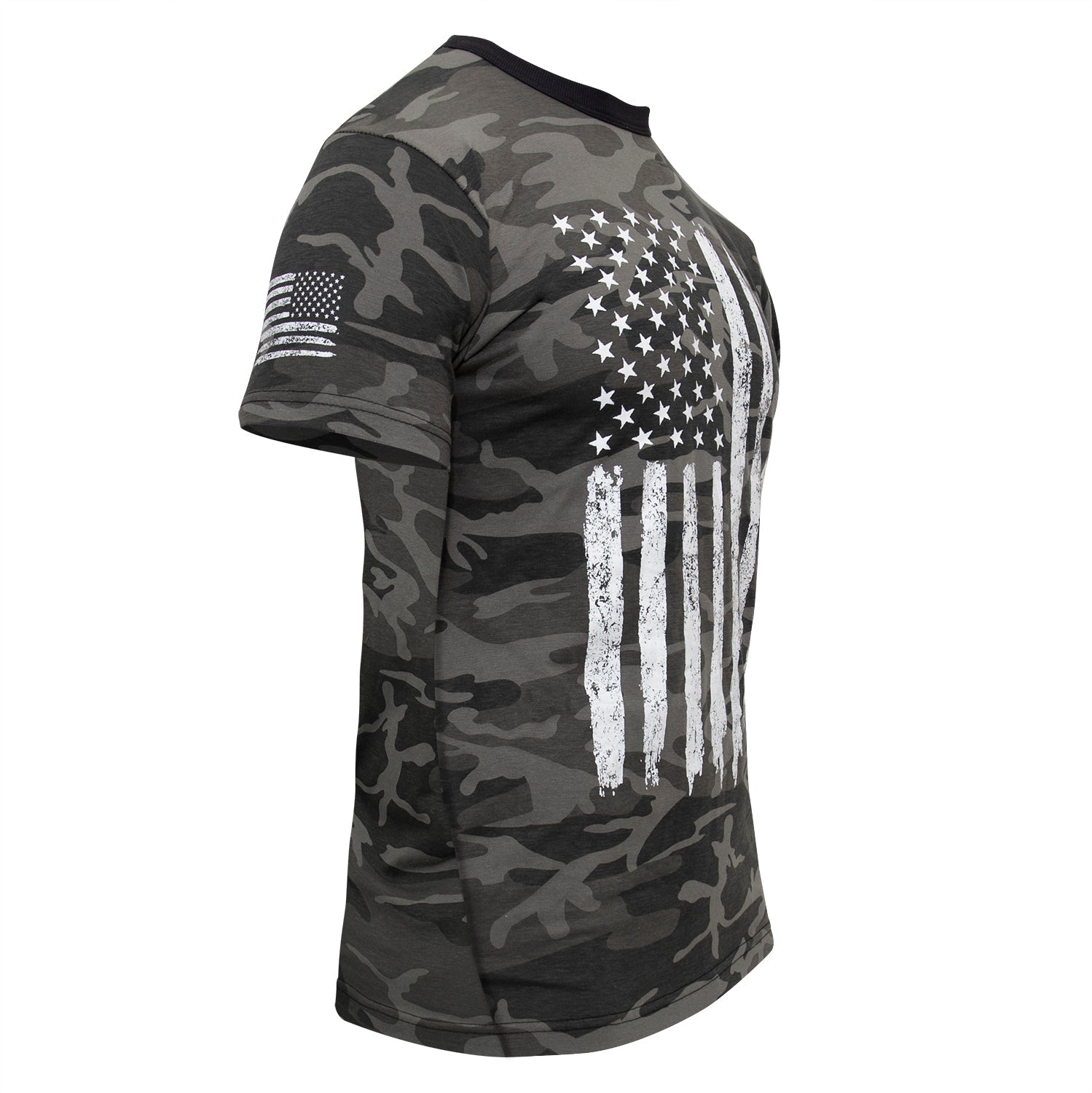 Rothco Camo US Flag T-Shirt LARSON TACTICAL SUPPLY