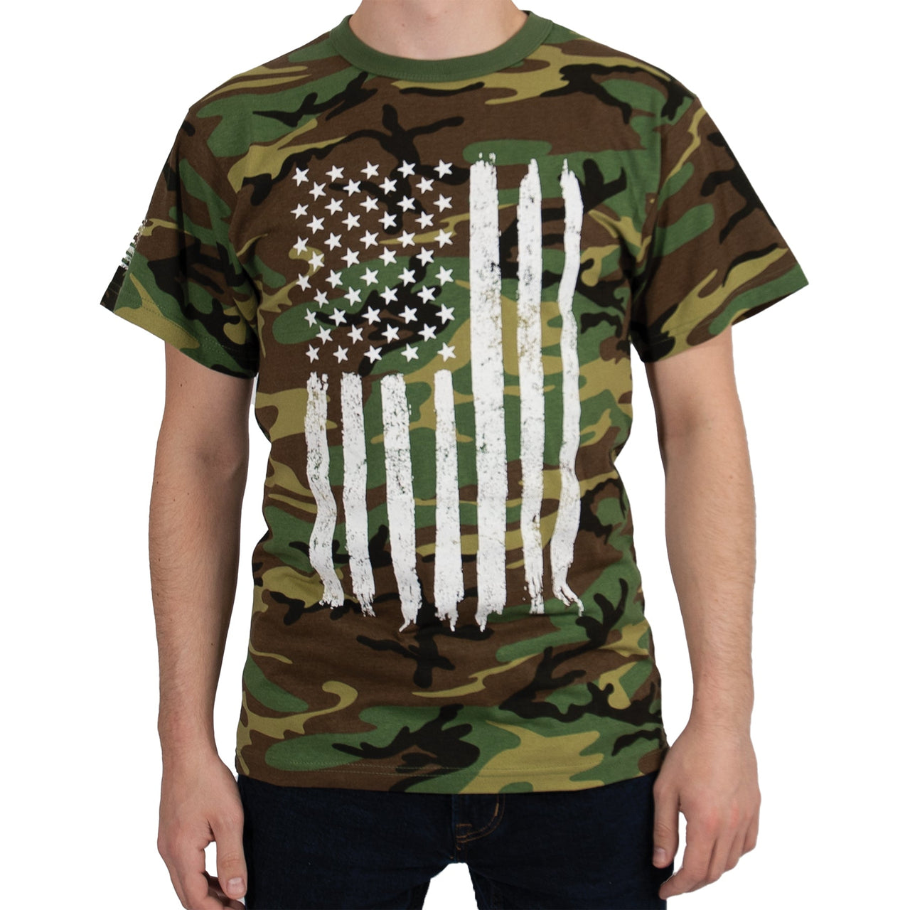 Rothco Camo US Flag T-Shirt LARSON TACTICAL SUPPLY