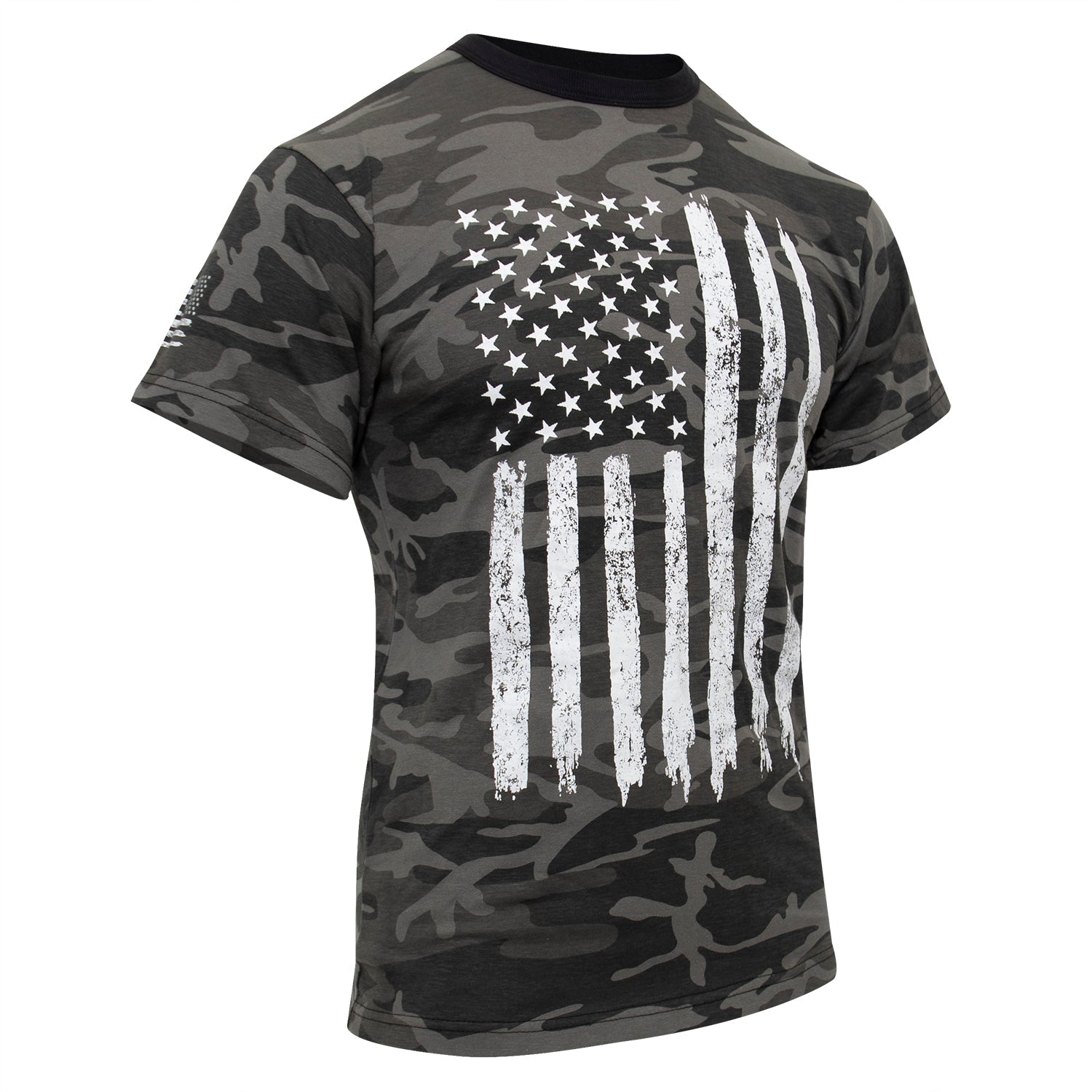 Rothco Camo US Flag T-Shirt LARSON TACTICAL SUPPLY