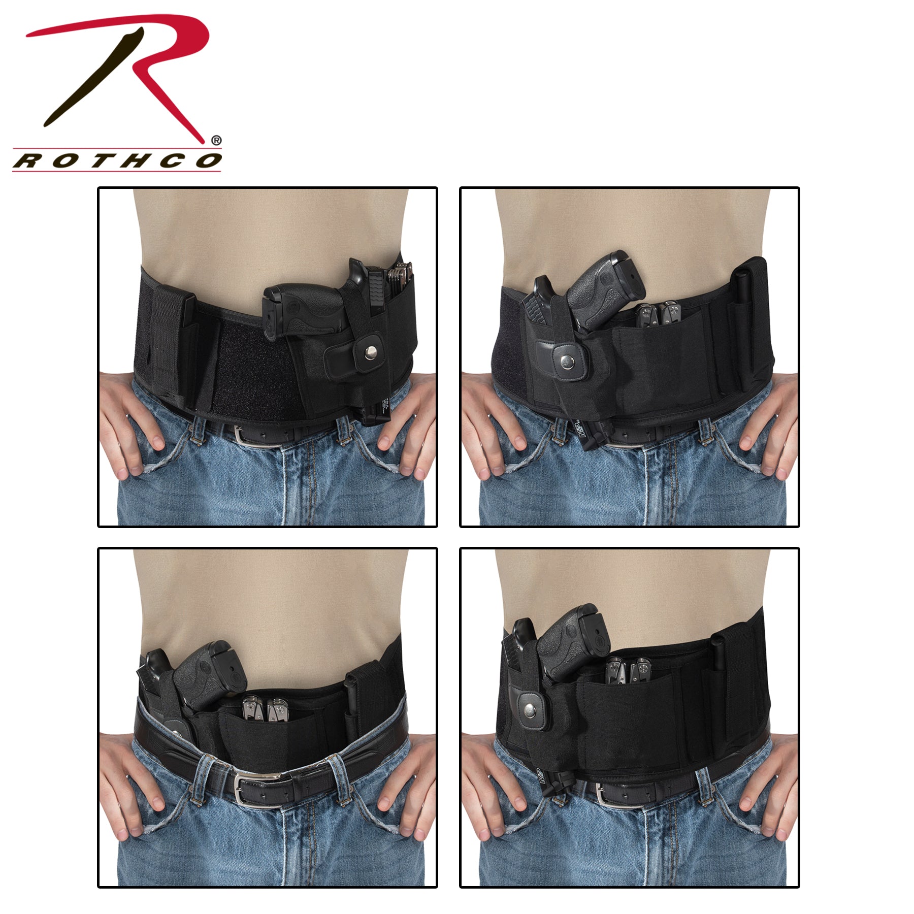Rothco Concealed Carry Neoprene Belly Band Holster LARSON TACTICAL SUPPLY