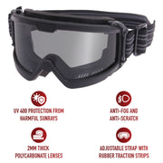 Rothco ANSI Rated OTG Goggles LARSON TACTICAL SUPPLY