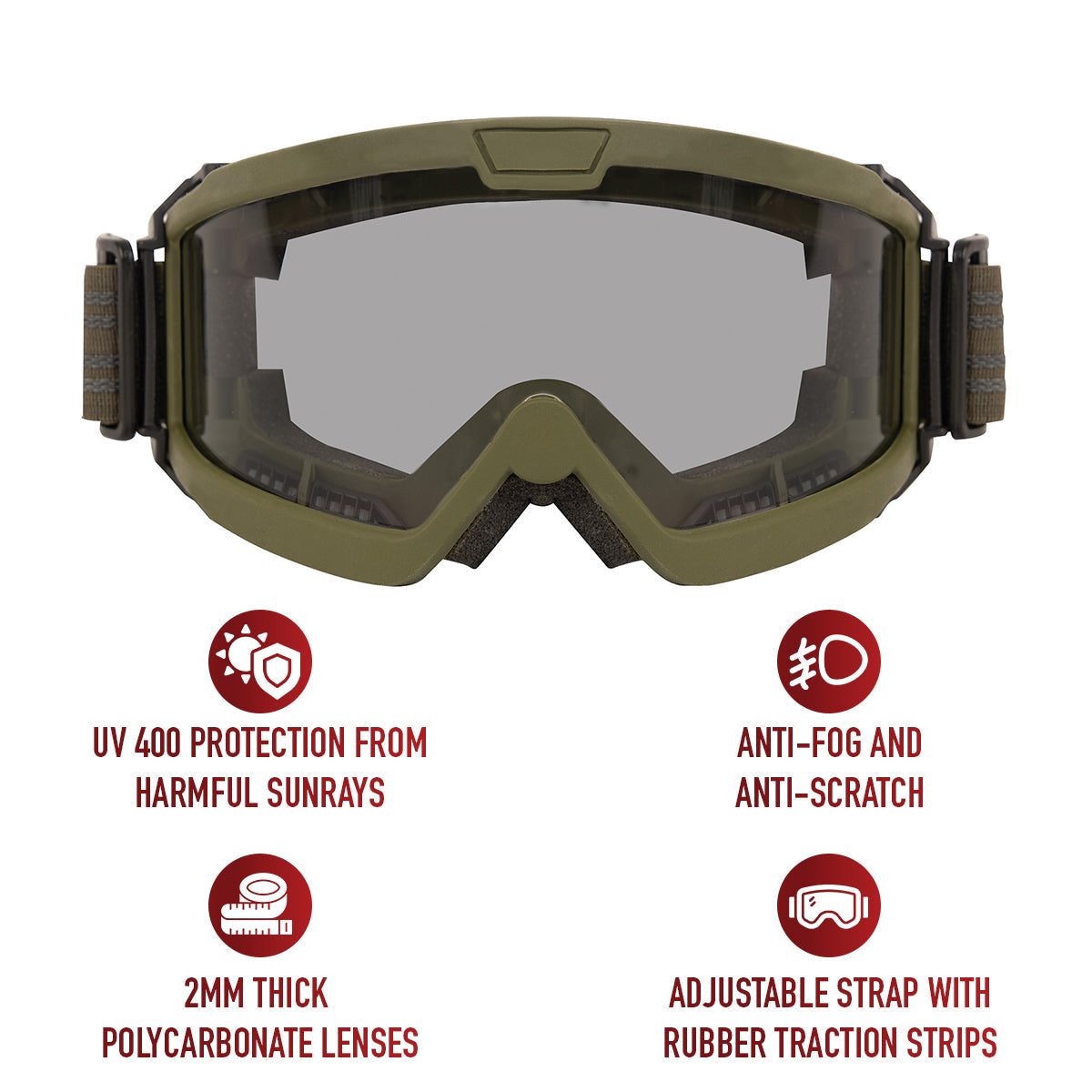 Rothco ANSI Rated OTG Goggles LARSON TACTICAL SUPPLY