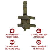 Rothco Deluxe Adjustable Universal Drop Leg Tactical Holster LARSON TACTICAL SUPPLY