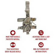 Rothco Deluxe Adjustable Universal Drop Leg Tactical Holster LARSON TACTICAL SUPPLY