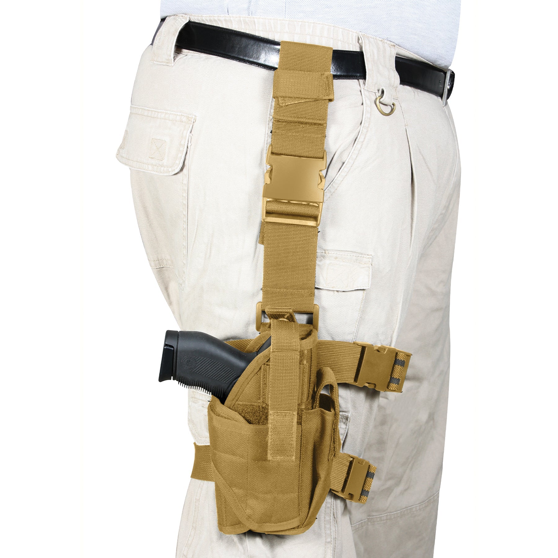 Rothco Deluxe Adjustable Universal Drop Leg Tactical Holster LARSON TACTICAL SUPPLY