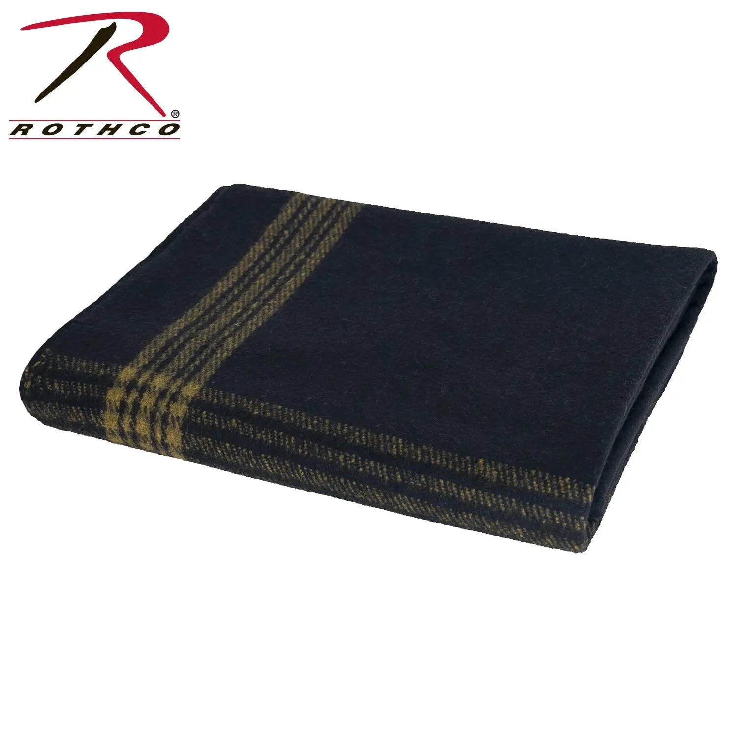 Rothco Striped Outdoor Wool Blanket LARSON TACTICAL SUPPLY