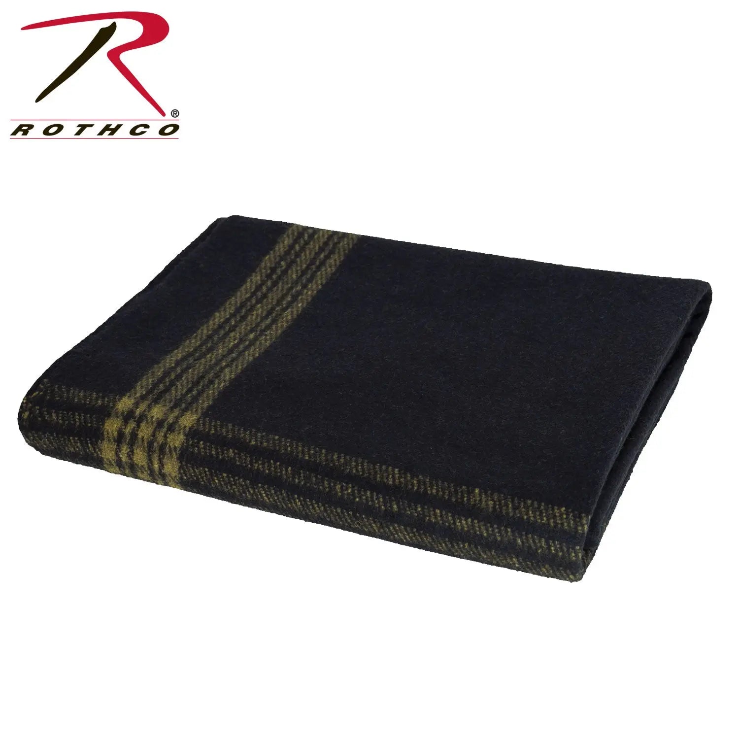 Rothco Striped Outdoor Wool Blanket LARSON TACTICAL SUPPLY