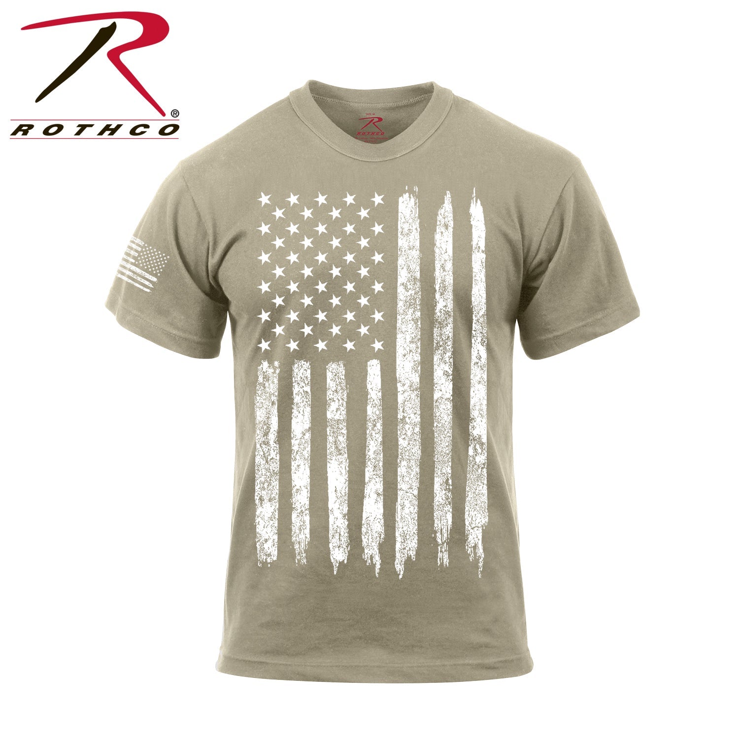 Rothco Distressed US Flag Athletic Fit T-Shirt LARSON TACTICAL SUPPLY