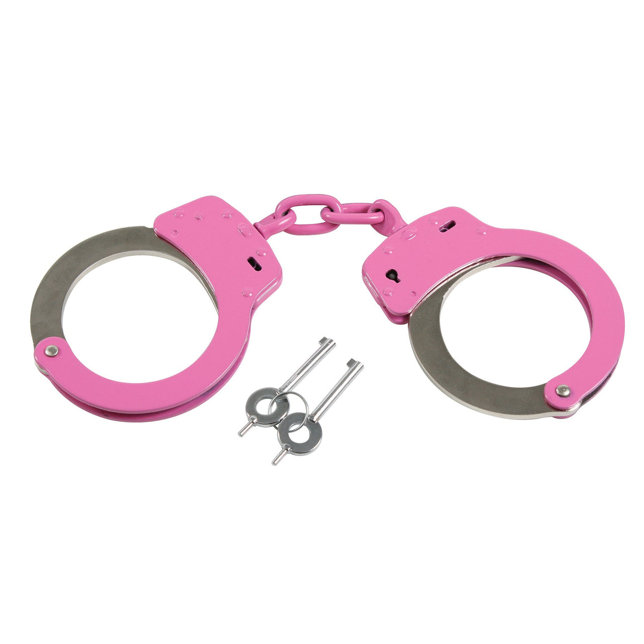 Rothco Pink Handcuffs With Belt Loop Pouch LARSON TACTICAL SUPPLY