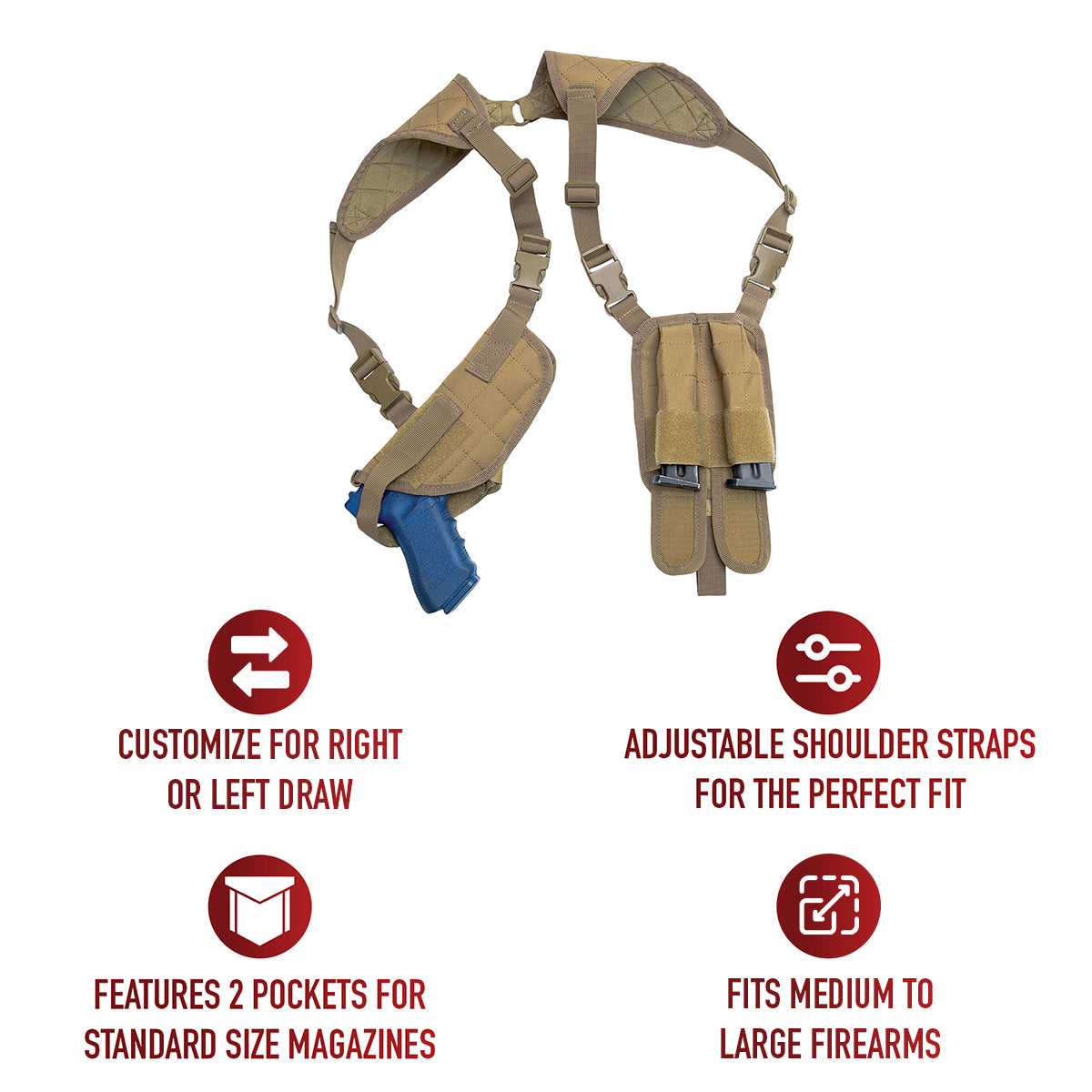 Rothco Ambidextrous Shoulder Holster