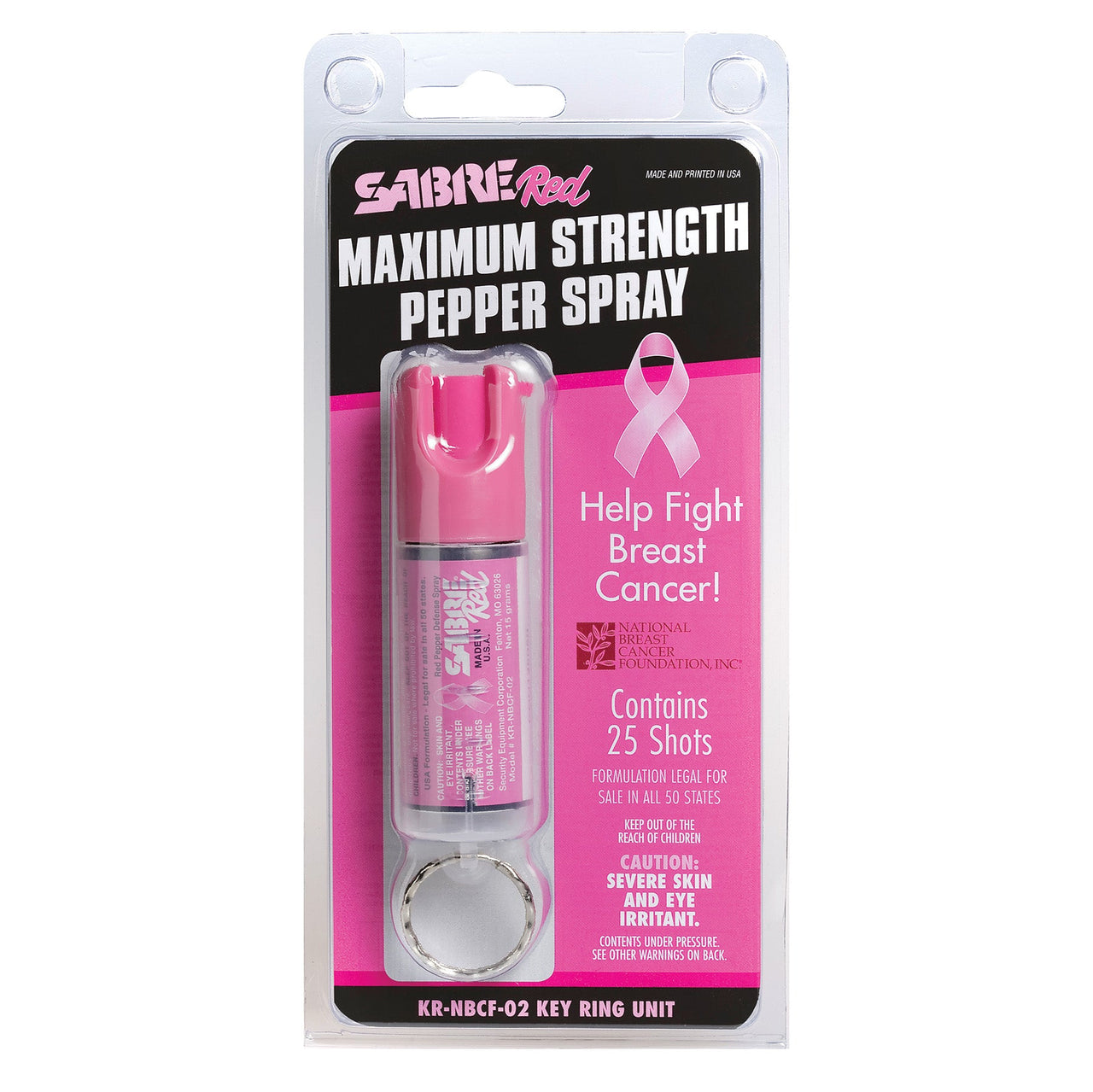 Pink Sabre Pepper Spray USA Formula(kr-nbcf-02) LARSON TACTICAL SUPPLY