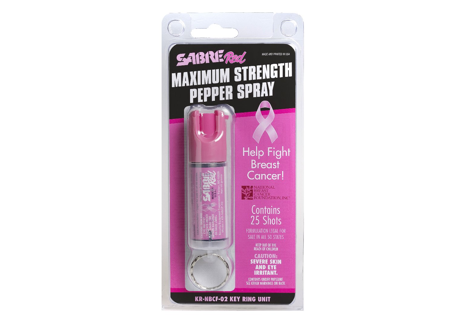 Pink Sabre Pepper Spray USA Formula(kr-nbcf-02) LARSON TACTICAL SUPPLY