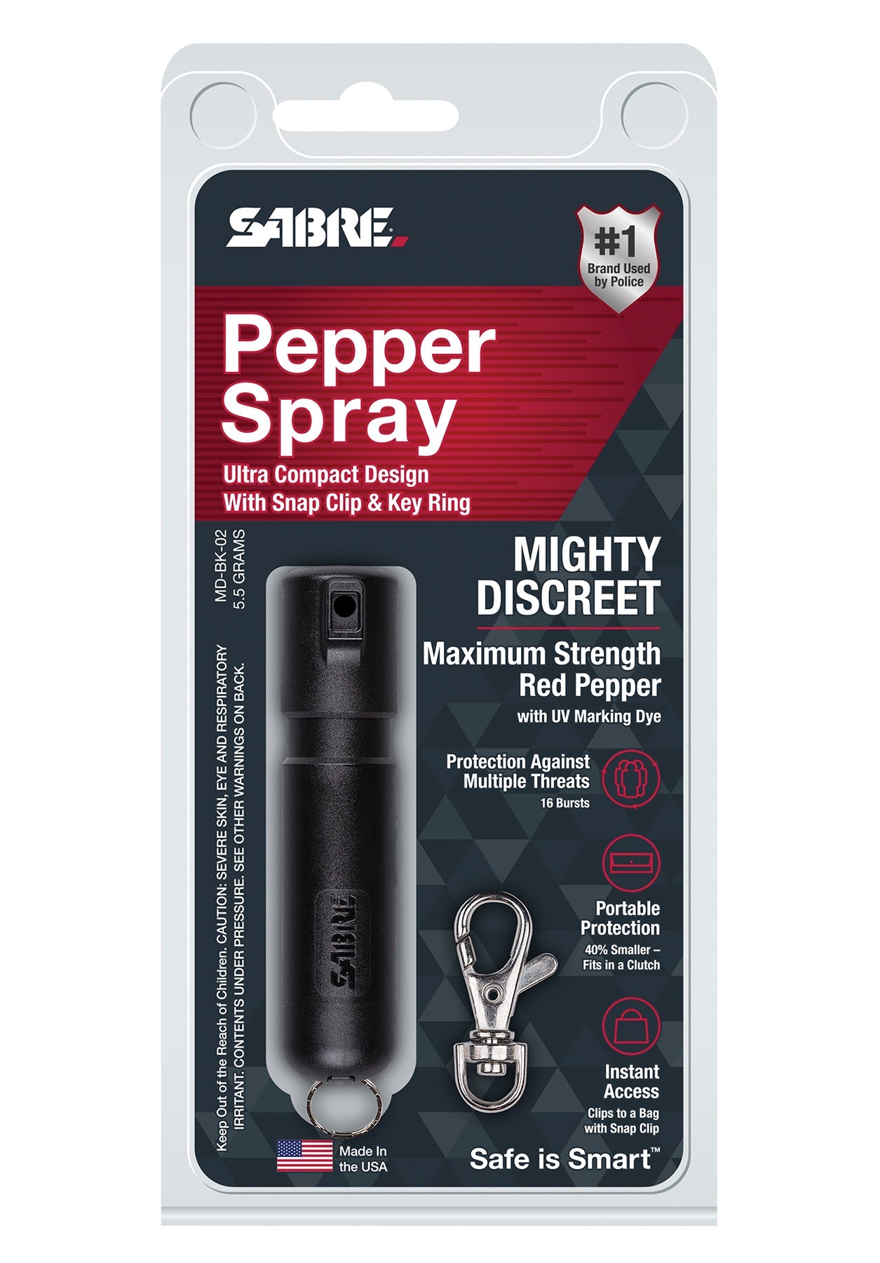 Sabre Mighty Discreet Pepper Spray LARSON TACTICAL SUPPLY