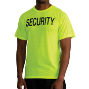 Rothco 2-Sided Security T-Shirt - Safety Green LARSON TACTICAL SUPPLY