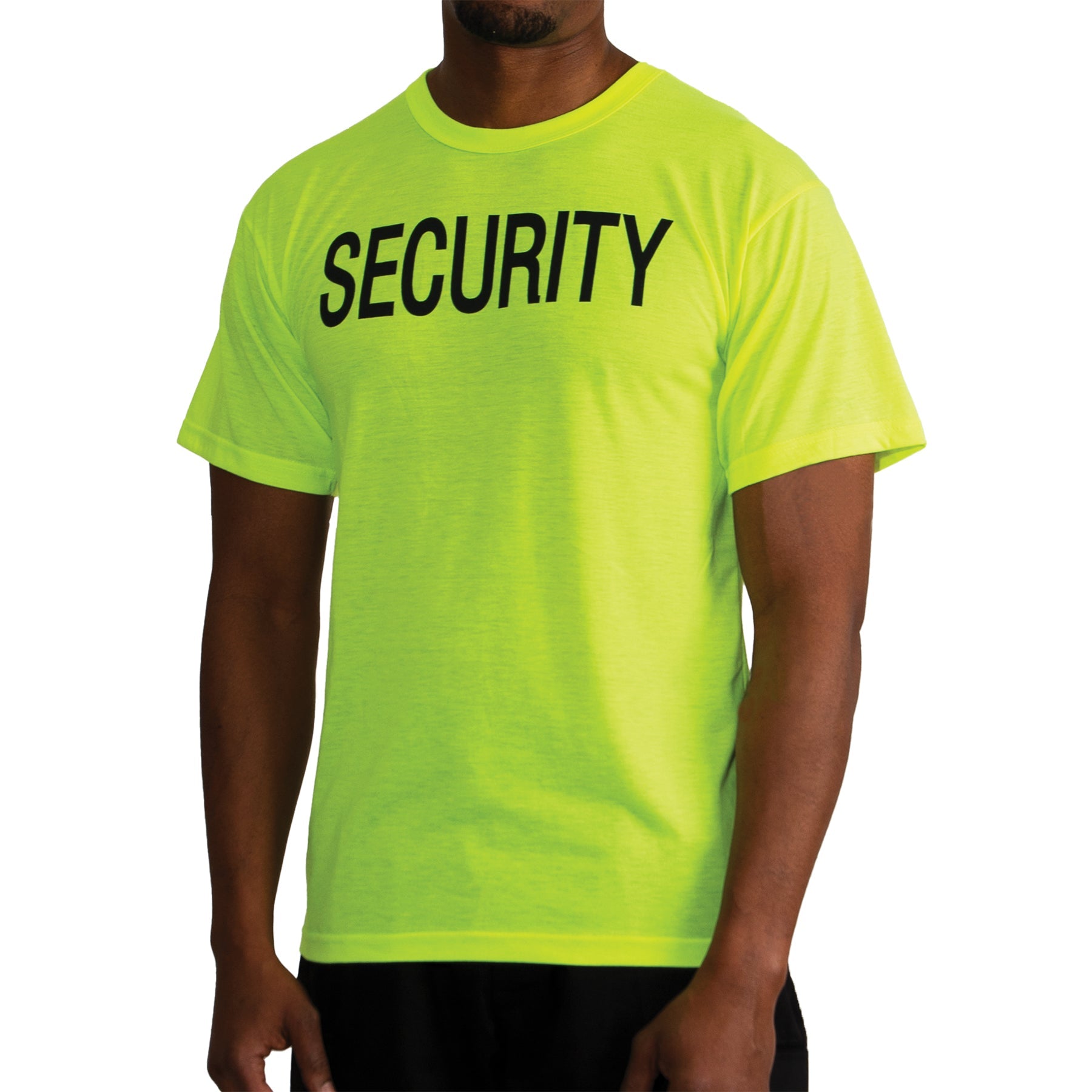 Rothco 2-Sided Security T-Shirt - Safety Green LARSON TACTICAL SUPPLY