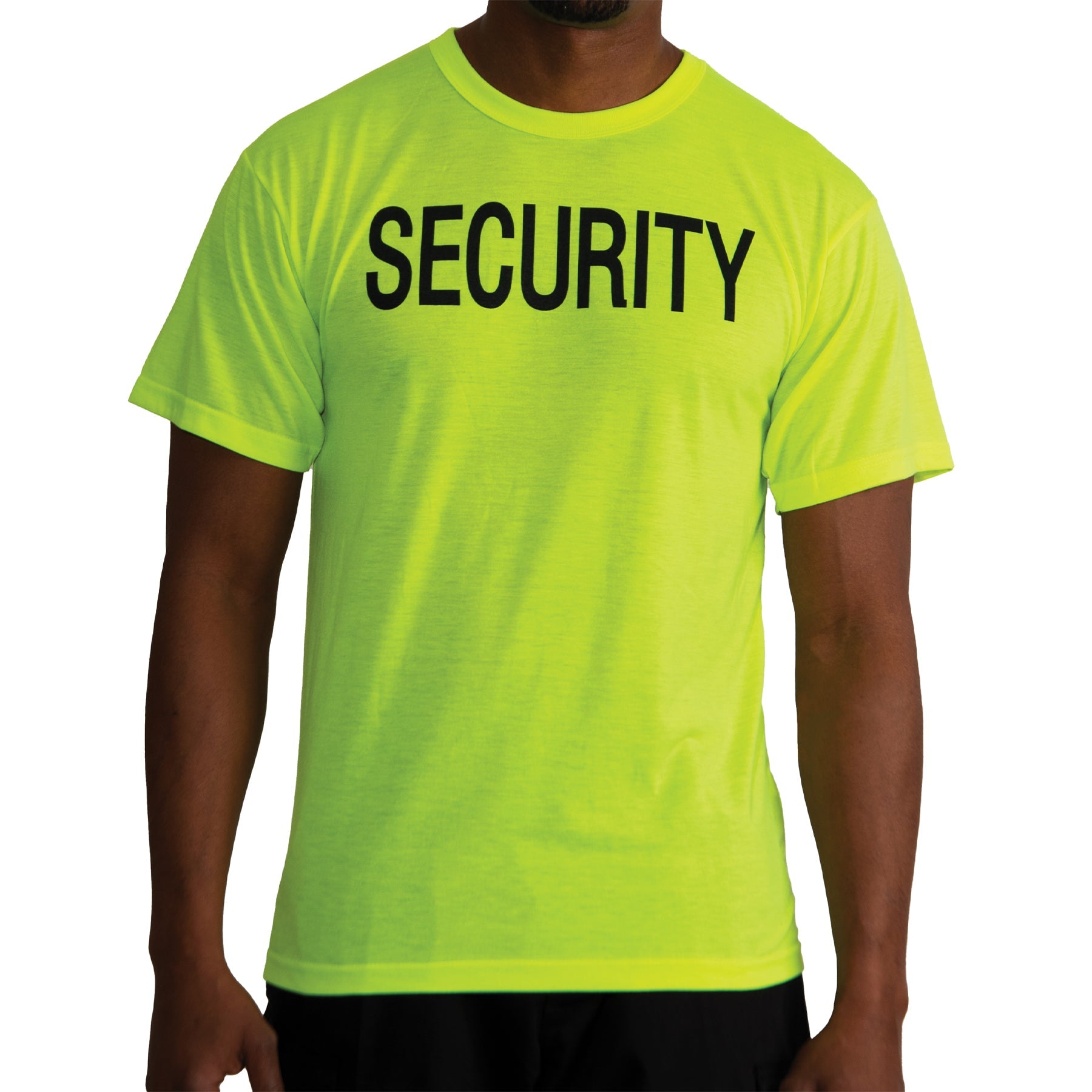 Rothco 2-Sided Security T-Shirt - Safety Green LARSON TACTICAL SUPPLY