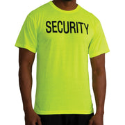 Rothco 2-Sided Security T-Shirt - Safety Green LARSON TACTICAL SUPPLY