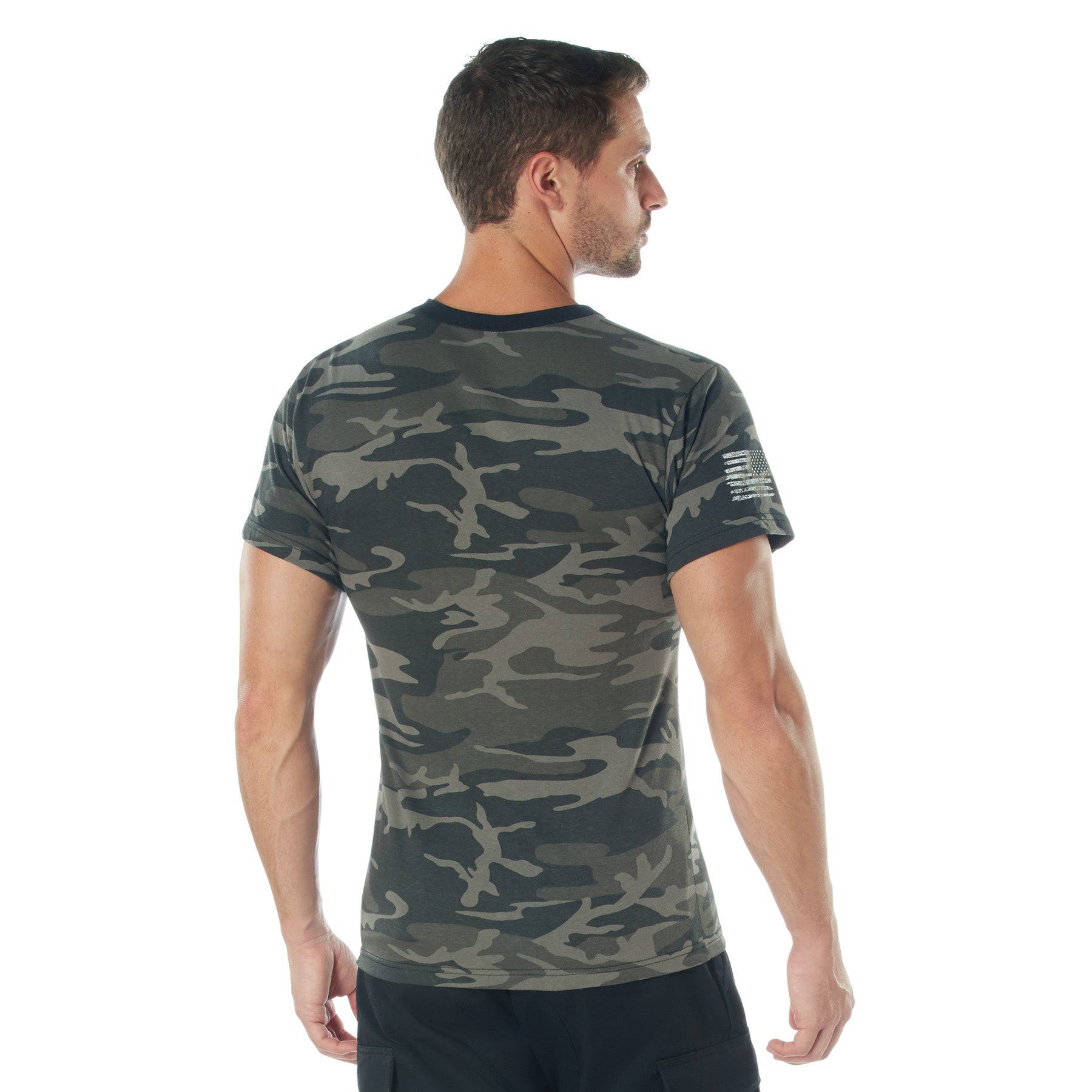 Rothco Camo US Flag T-Shirt LARSON TACTICAL SUPPLY