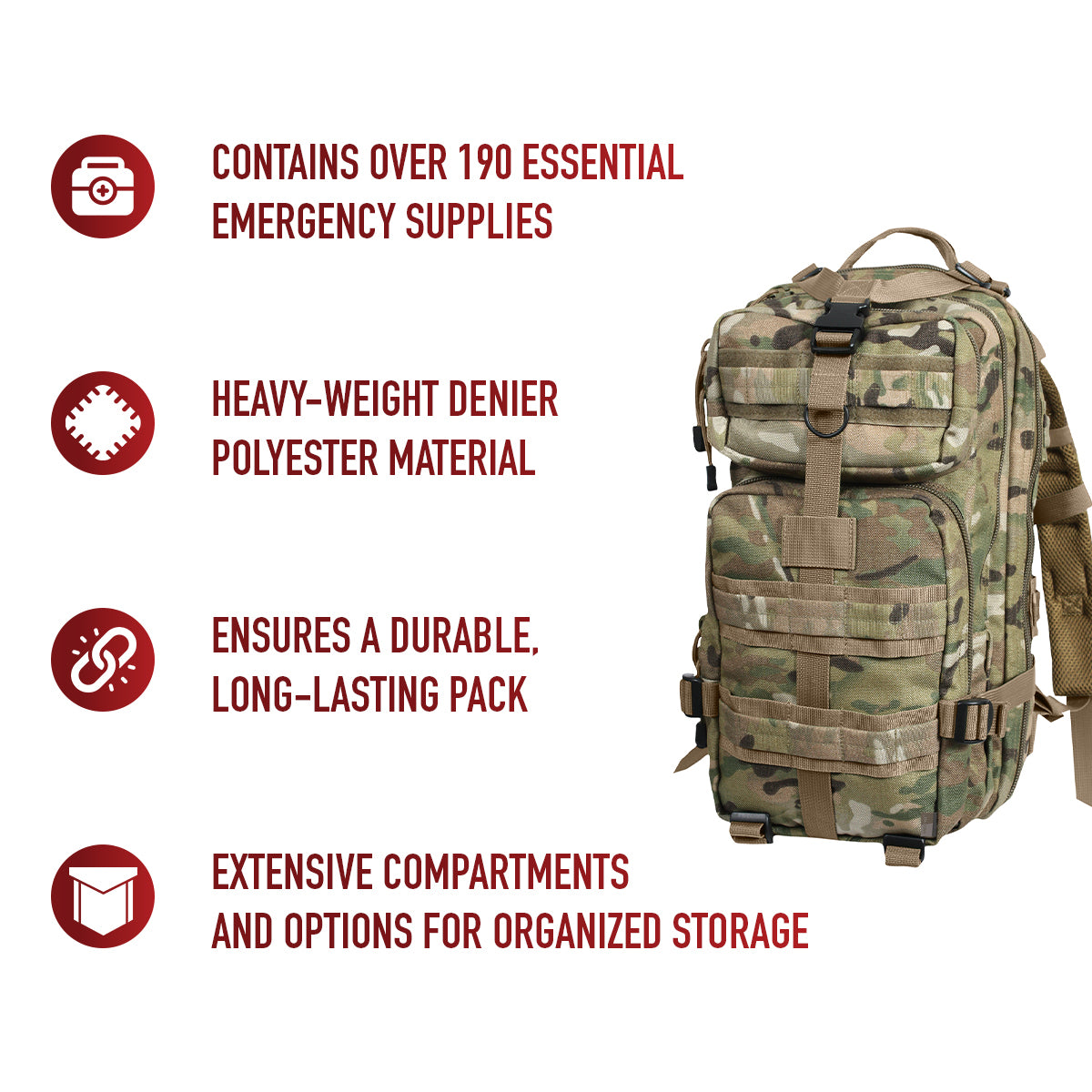 Rothco Trauma Kit Backpack LARSON TACTICAL SUPPLY