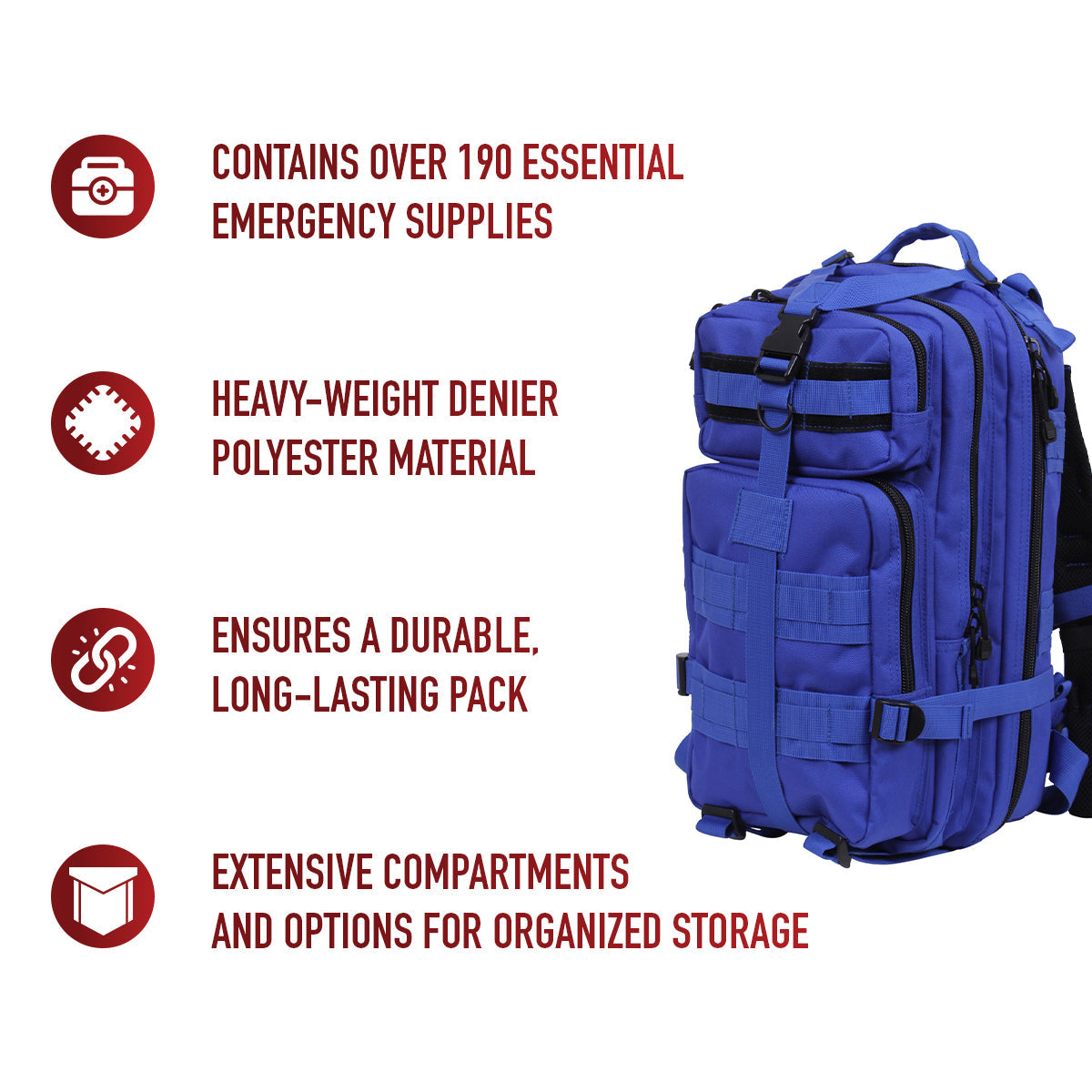 Rothco Trauma Kit Backpack LARSON TACTICAL SUPPLY