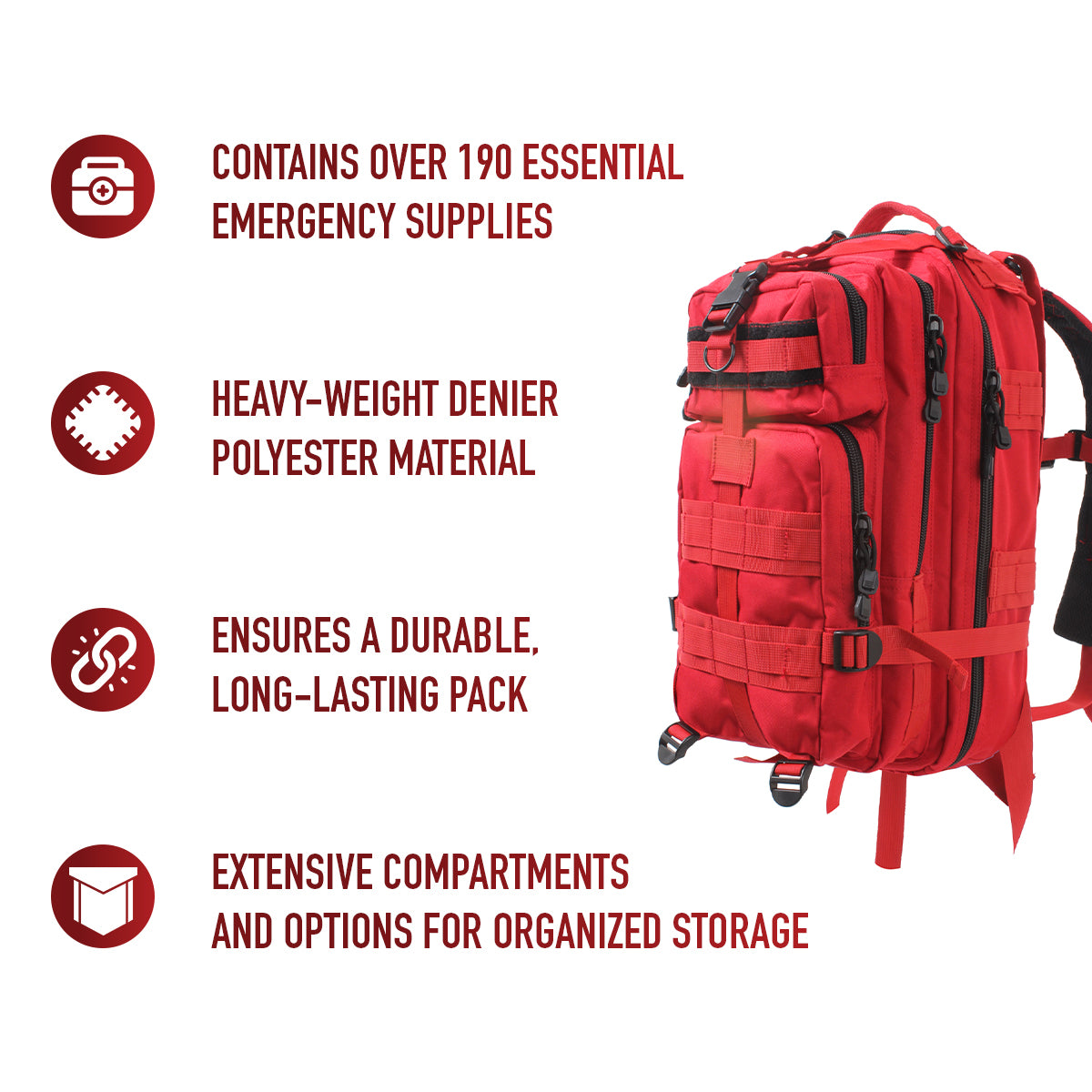 Rothco Trauma Kit Backpack LARSON TACTICAL SUPPLY