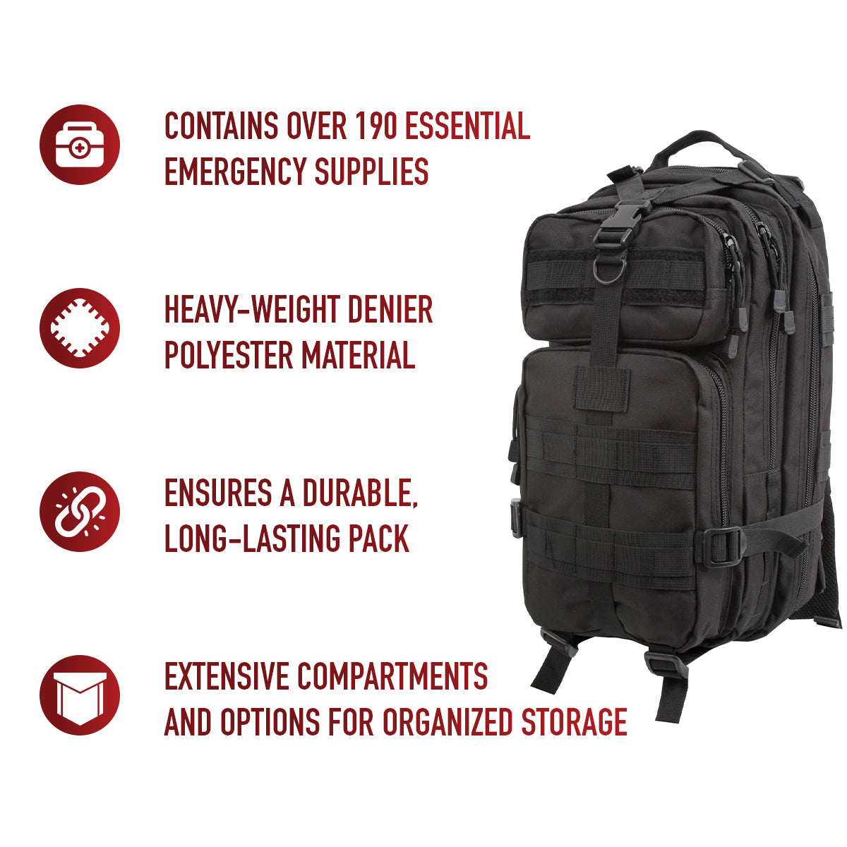 Rothco Trauma Kit Backpack LARSON TACTICAL SUPPLY