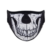 Rothco Half Skull Reusable 3-Layer Polyester Face Mask LARSON TACTICAL SUPPLY