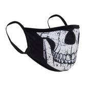 Rothco Half Skull Reusable 3-Layer Polyester Face Mask LARSON TACTICAL SUPPLY