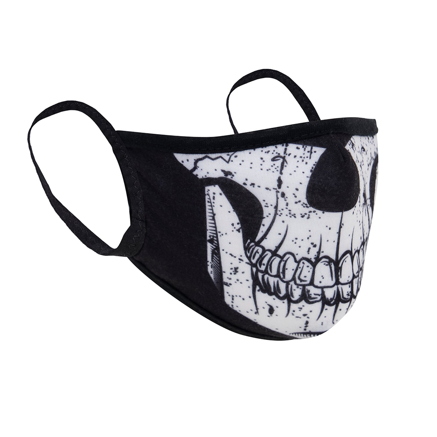 Rothco Half Skull Reusable 3-Layer Polyester Face Mask LARSON TACTICAL SUPPLY
