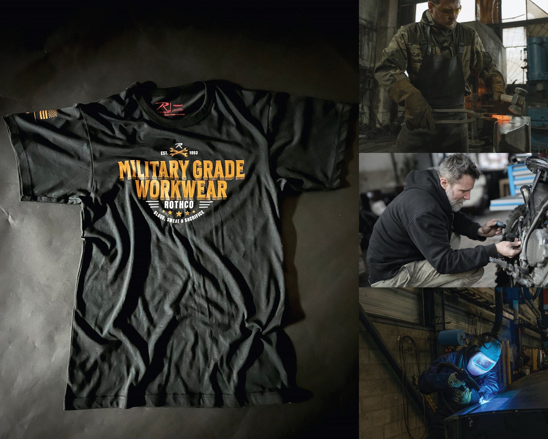 Rothco Military Grade Workwear Graphic T-Shirt LARSON TACTICAL SUPPLY