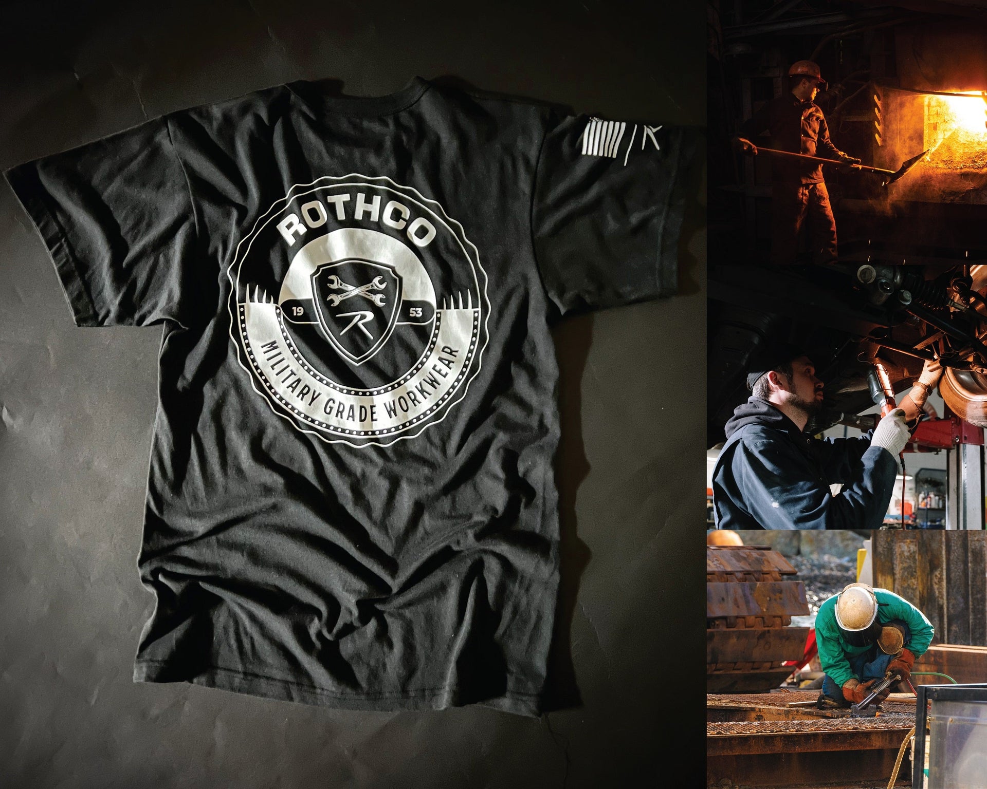 Military Grade Workwear Bottle Cap T-Shirt LARSON TACTICAL SUPPLY