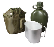 Rothco 3 Piece Canteen Kit With Cover & Aluminum Cup LARSON TACTICAL SUPPLY