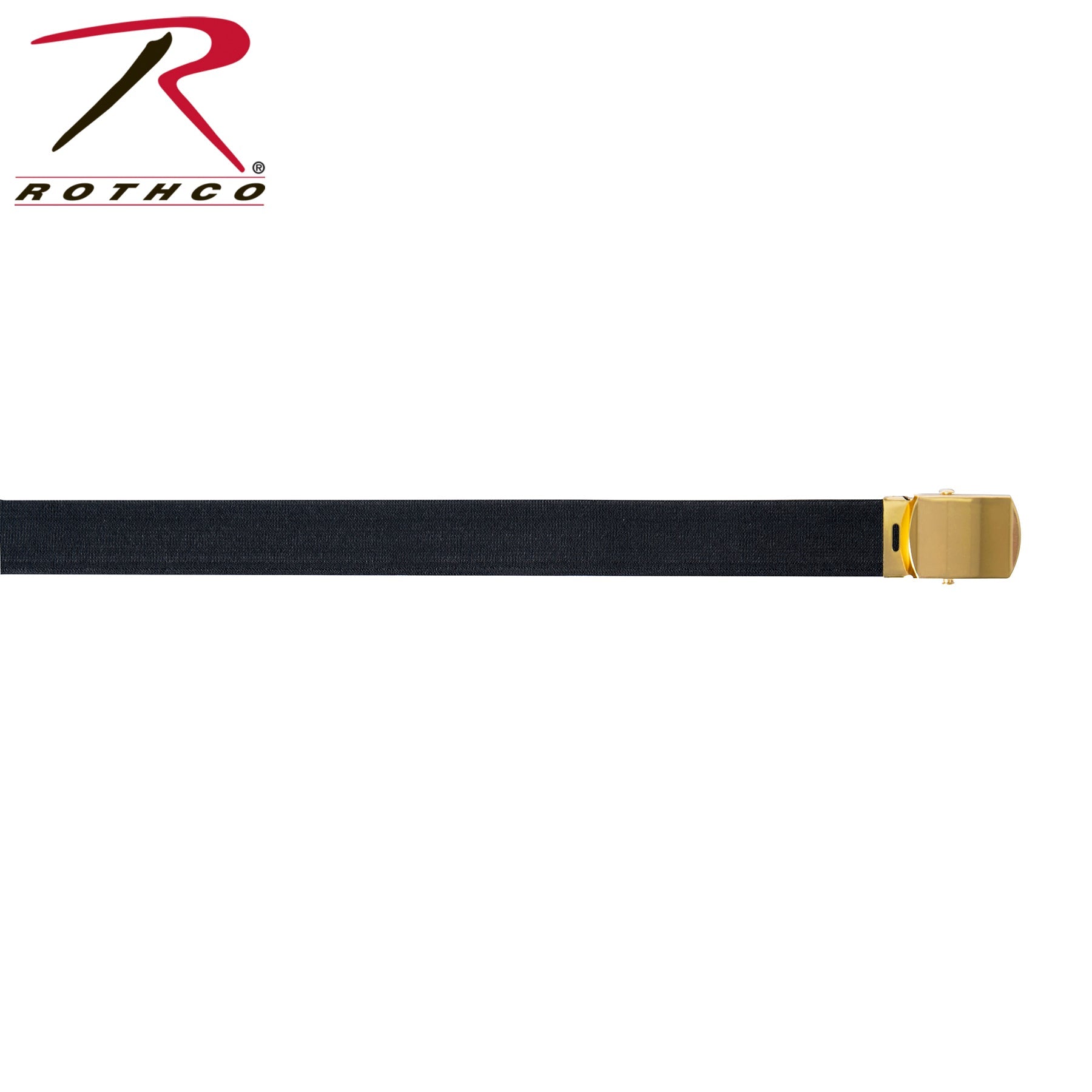 Rothco Elastic Stretch Web Belt - 54 Inches Long | Black LARSON TACTICAL SUPPLY