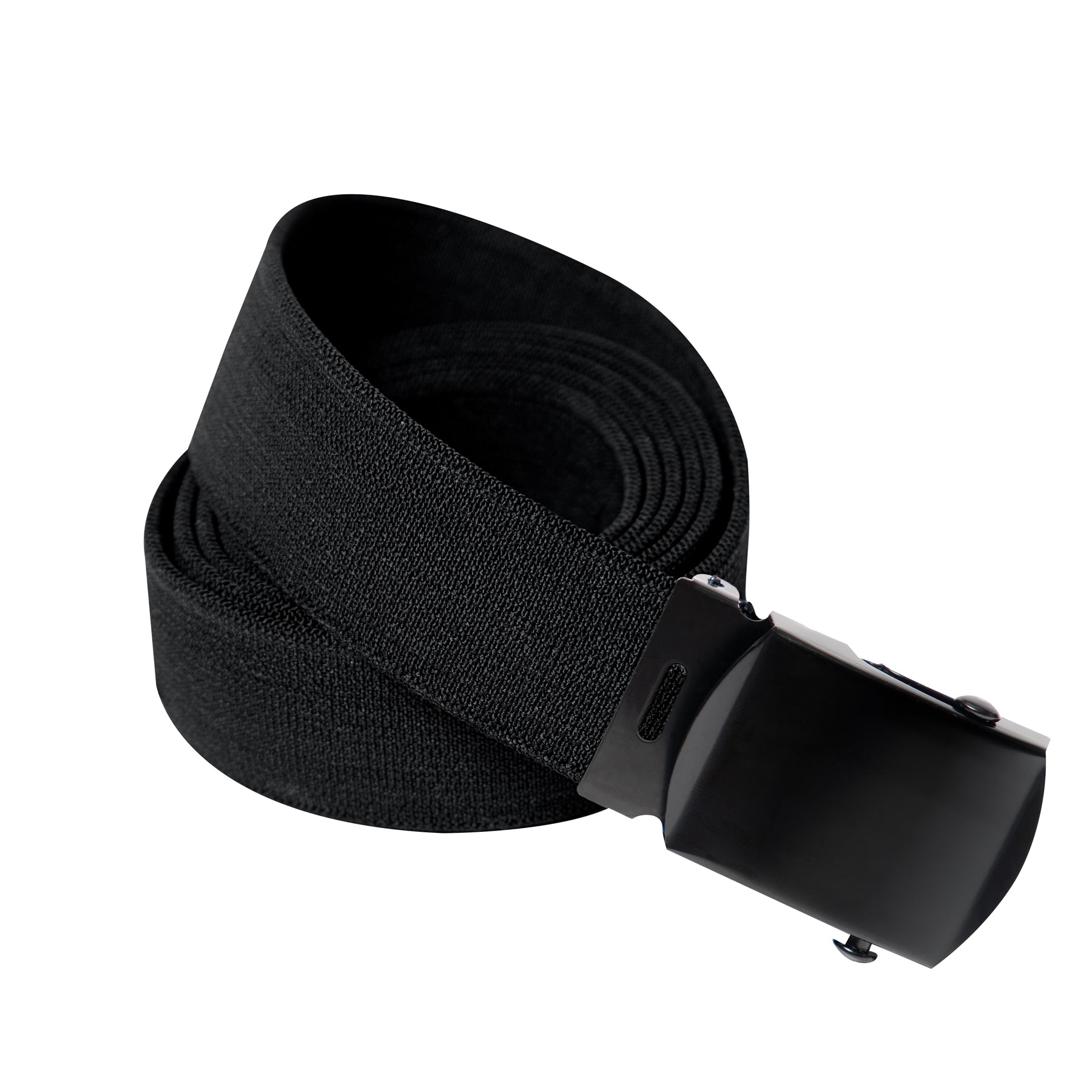 Rothco Elastic Stretch Web Belt - 54 Inches Long | Black LARSON TACTICAL SUPPLY