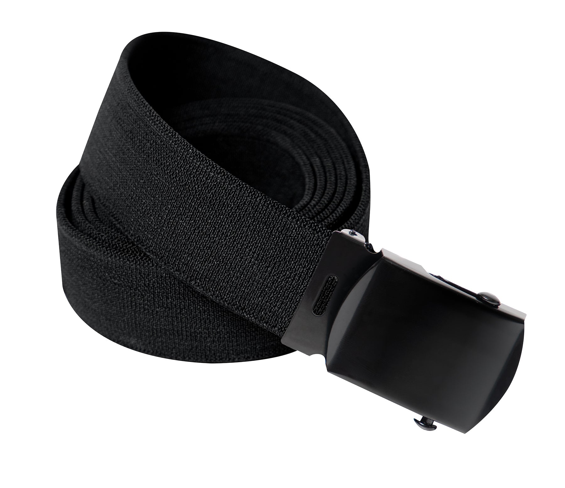 Rothco Elastic Stretch Web Belt - 54 Inches Long | Black LARSON TACTICAL SUPPLY
