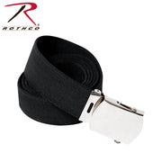 Rothco Elastic Stretch Web Belt - 54 Inches Long | Black LARSON TACTICAL SUPPLY