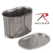 Rothco Stainless Steel Canteen Cup Lid LARSON TACTICAL SUPPLY