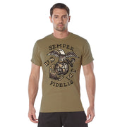 Rothco USMC Semper Fidelis T-Shirt LARSON TACTICAL SUPPLY