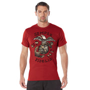 Rothco USMC Semper Fidelis T-Shirt LARSON TACTICAL SUPPLY