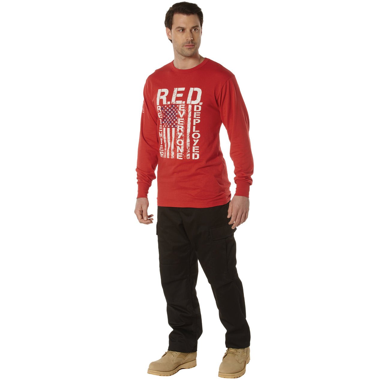 Rothco R.E.D. (Remember Everyone Deployed) Long Sleeve T-Shirt
