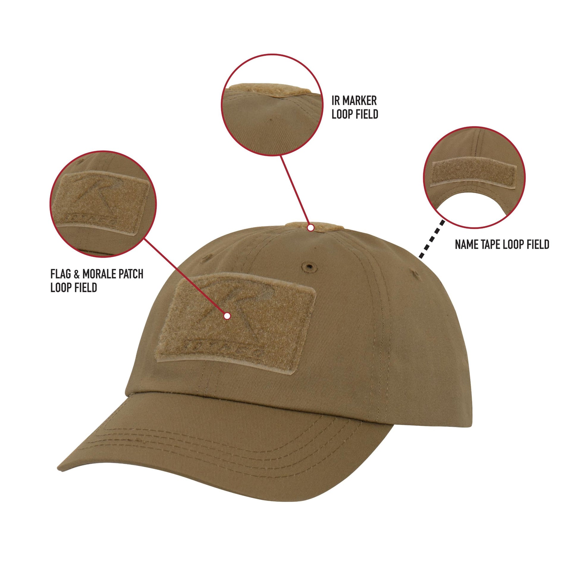 Rothco Midnight Camo Tactical Operator Caps LARSON TACTICAL SUPPLY