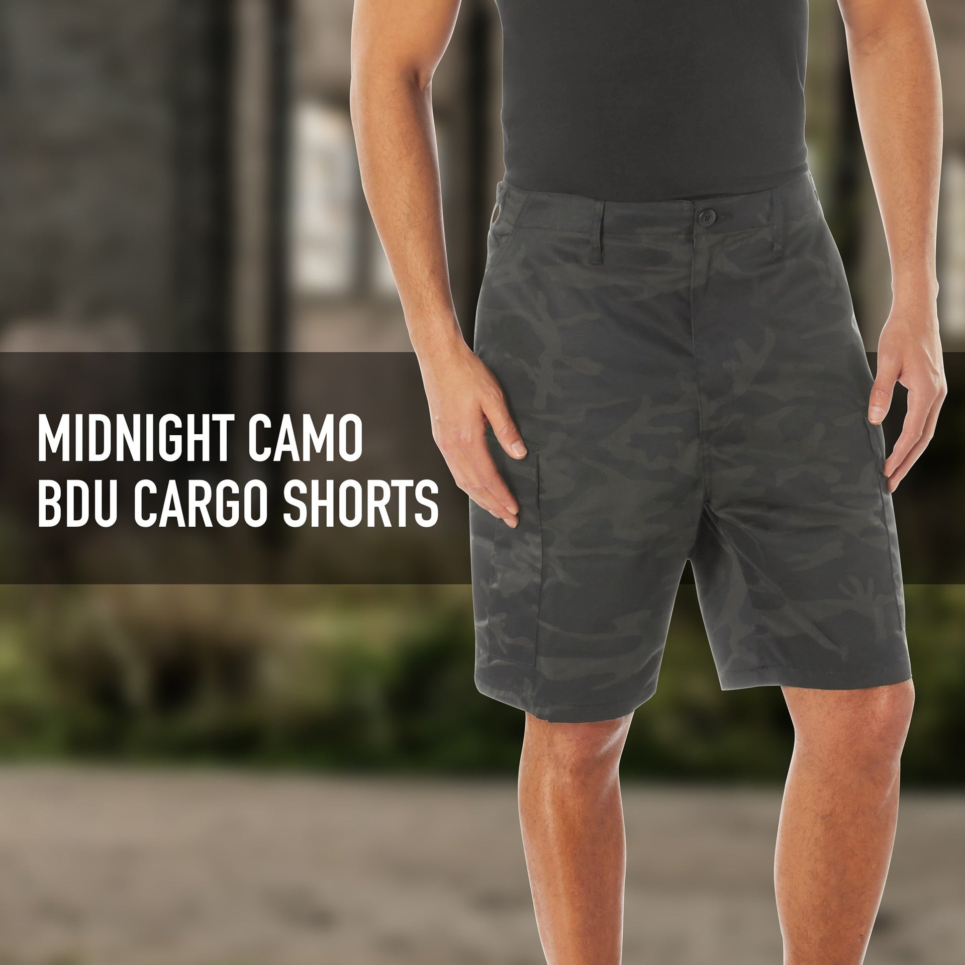 Rothco Midnight Camo BDU Shorts LARSON TACTICAL SUPPLY