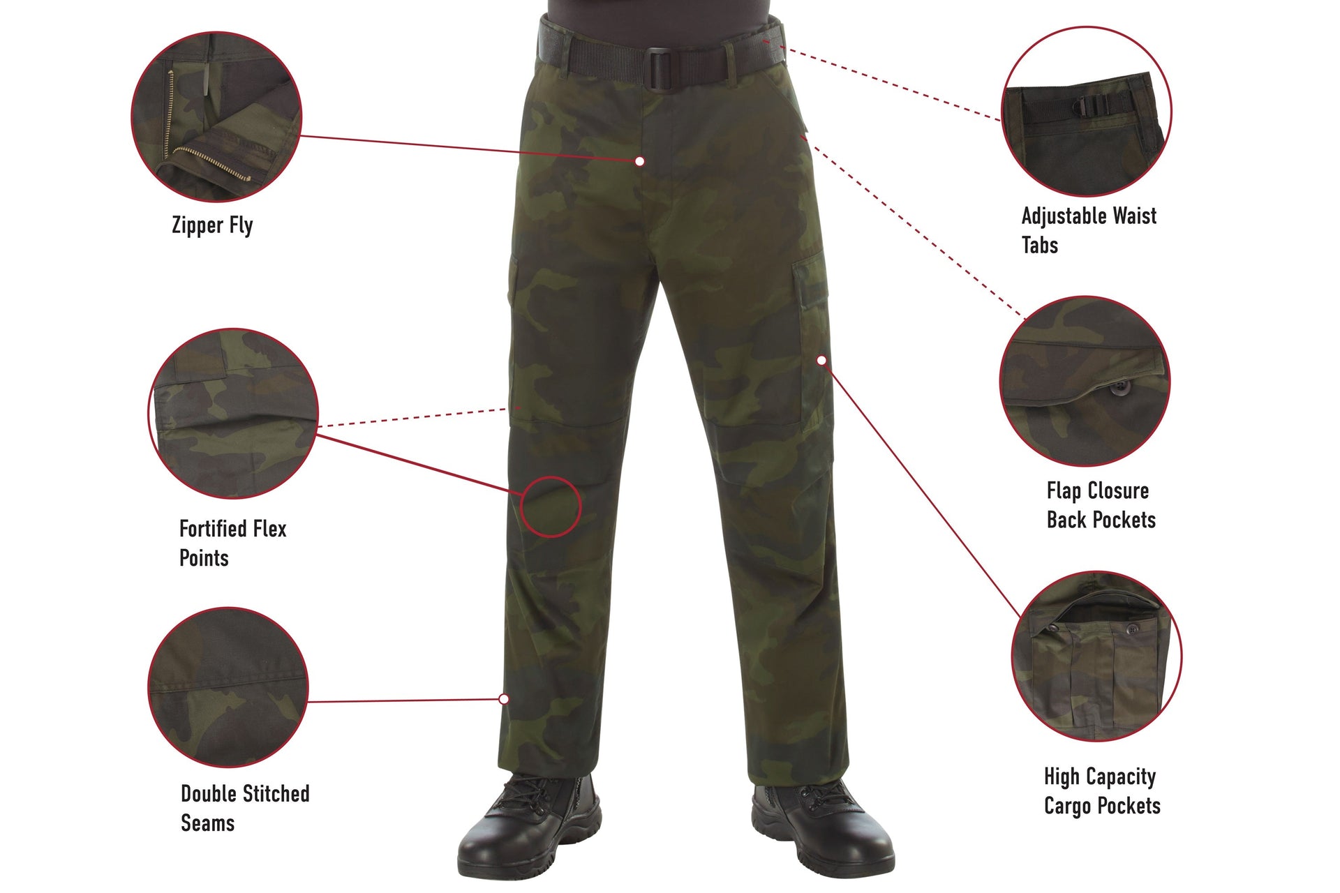 Rothco Midnight Camo Tactical BDU Pants LARSON TACTICAL SUPPLY