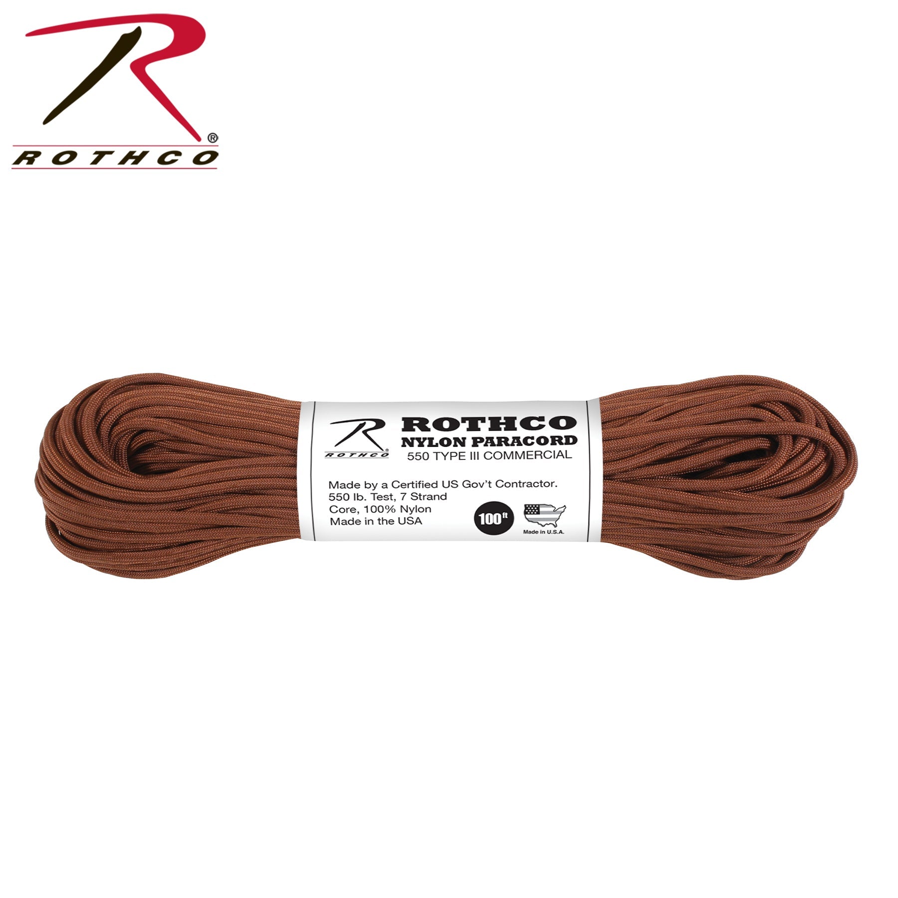 Rothco Nylon Paracord Type III 550 LB LARSON TACTICAL SUPPLY